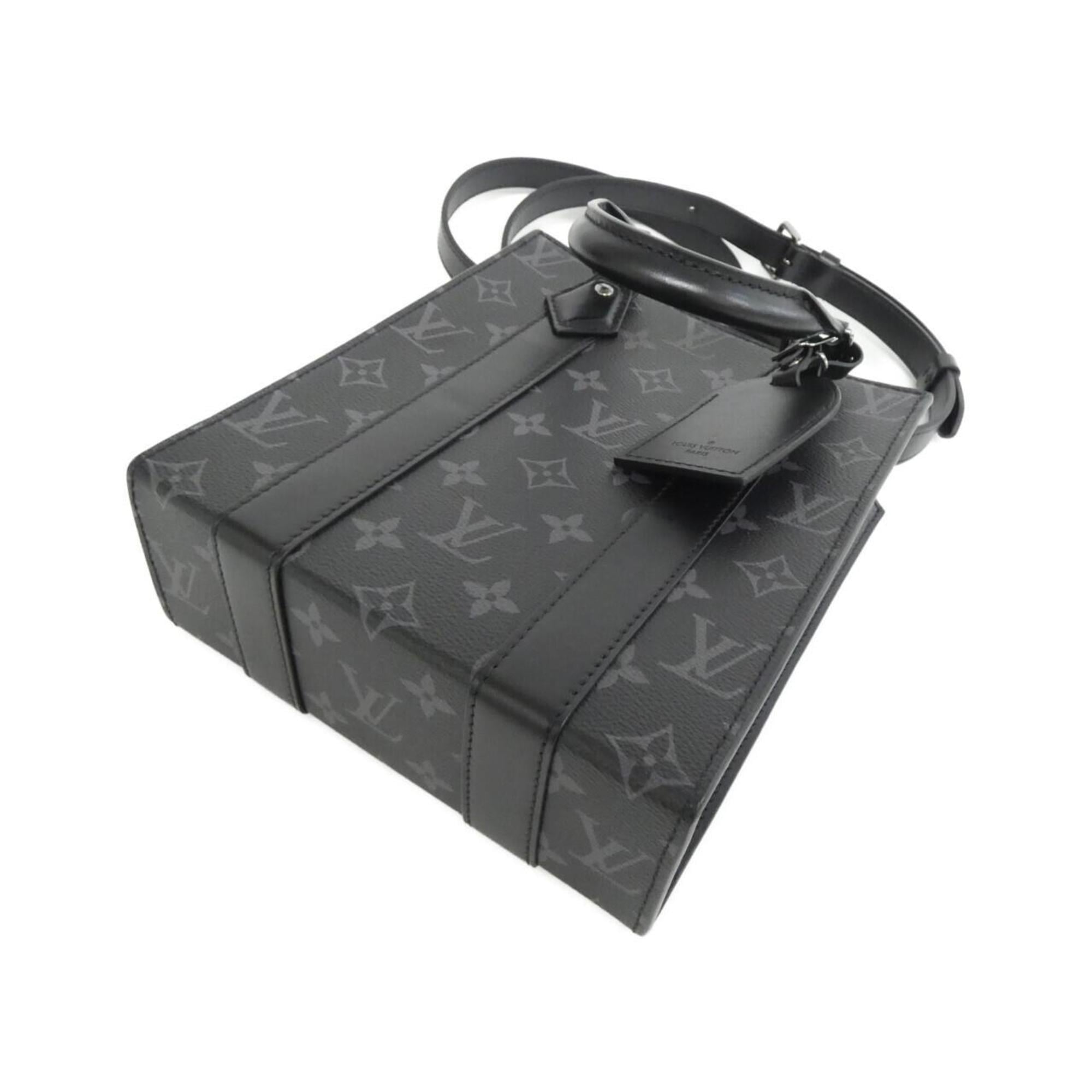 Louis Vuitton Black Coated Canvas Handbag
