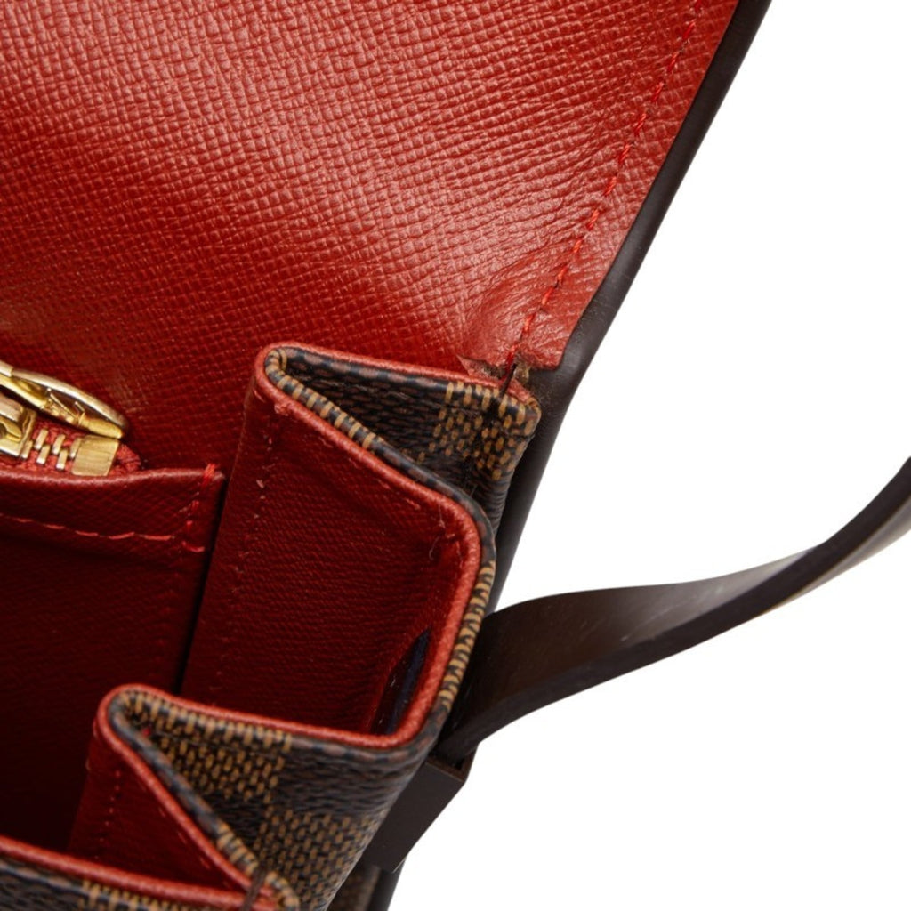 Louis Vuitton Brown Pvc Leather Shoulder Bag