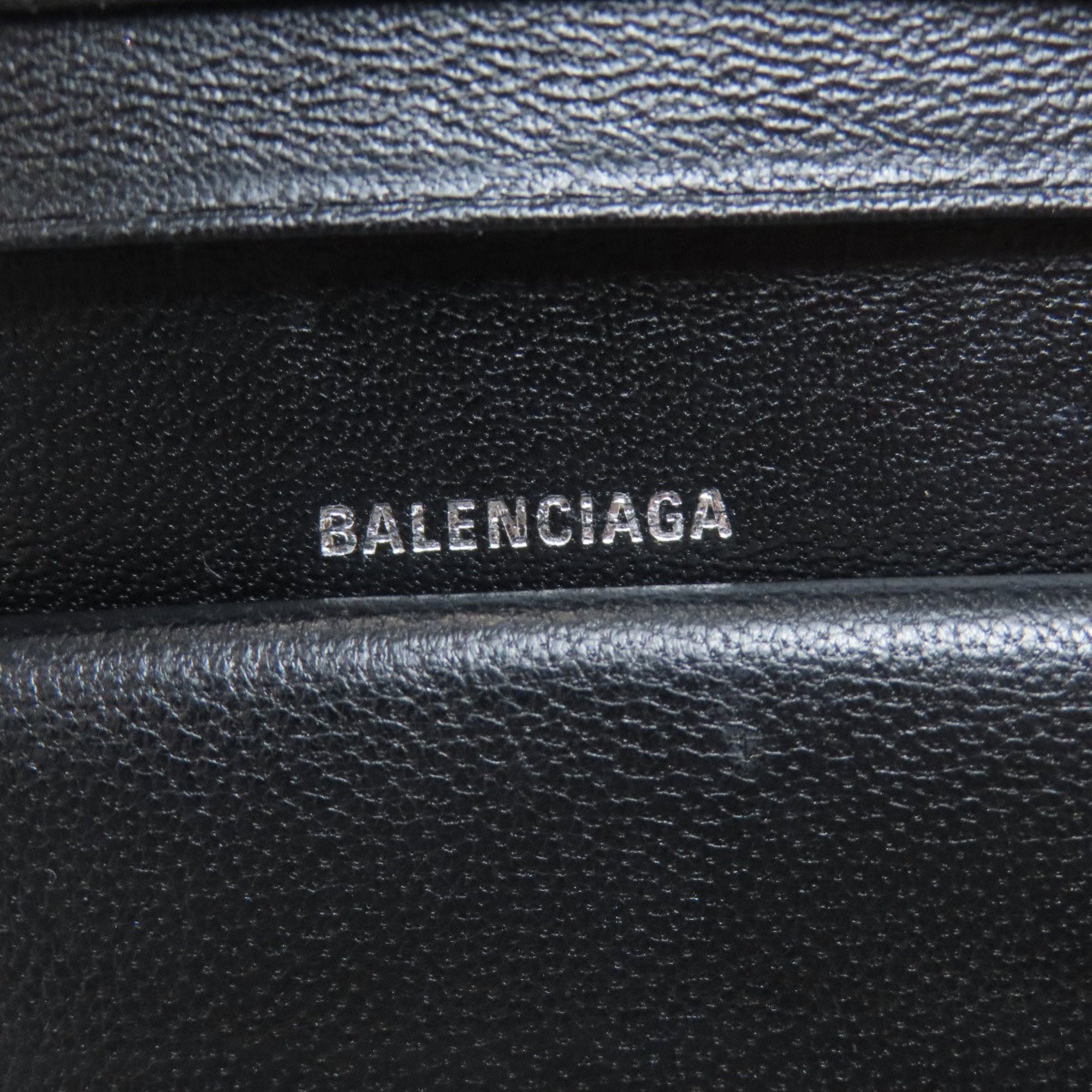 Balenciaga Black Leather Wallet (Bi-Fold)