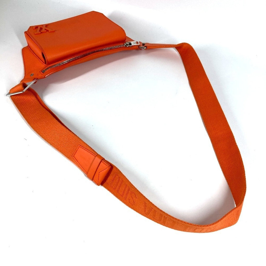 Louis Vuitton Orange Leather Fanny Pack Shoulder Bag