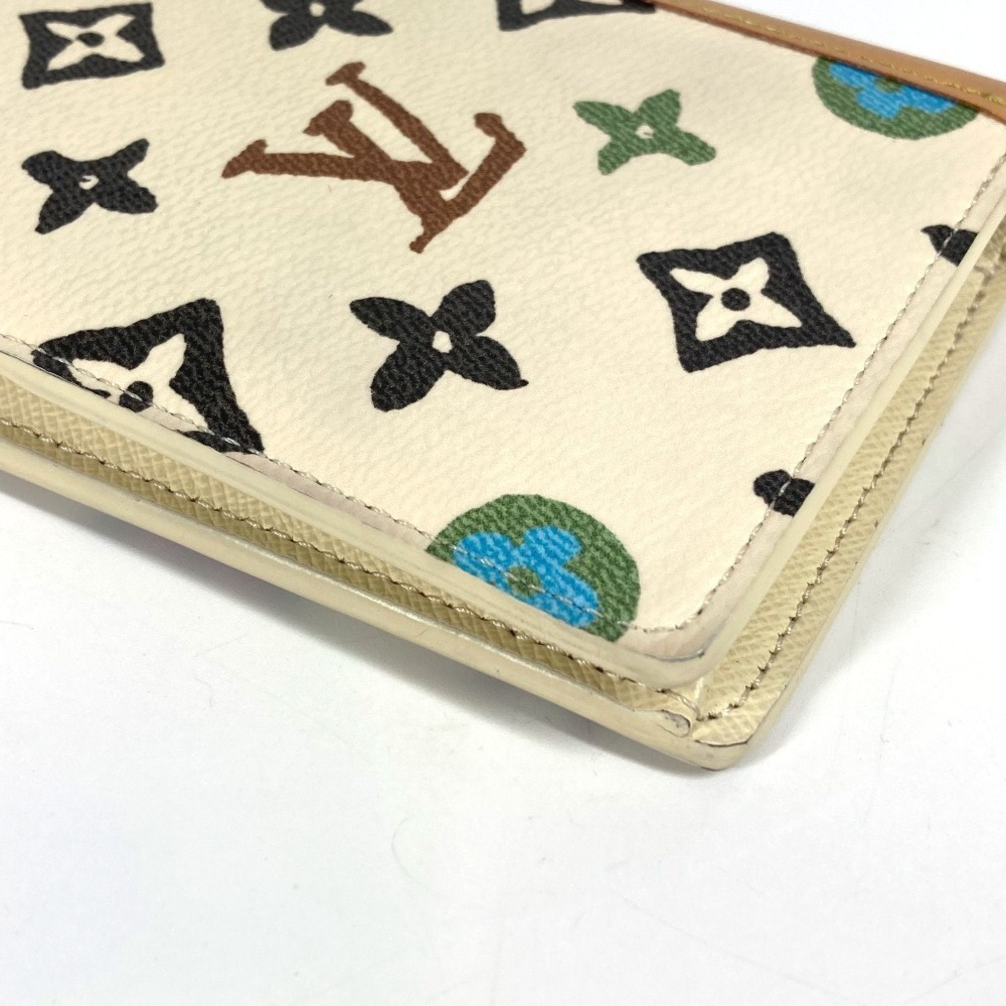 Louis Vuitton Monogram Multi-Color White Monogram Long Wallet