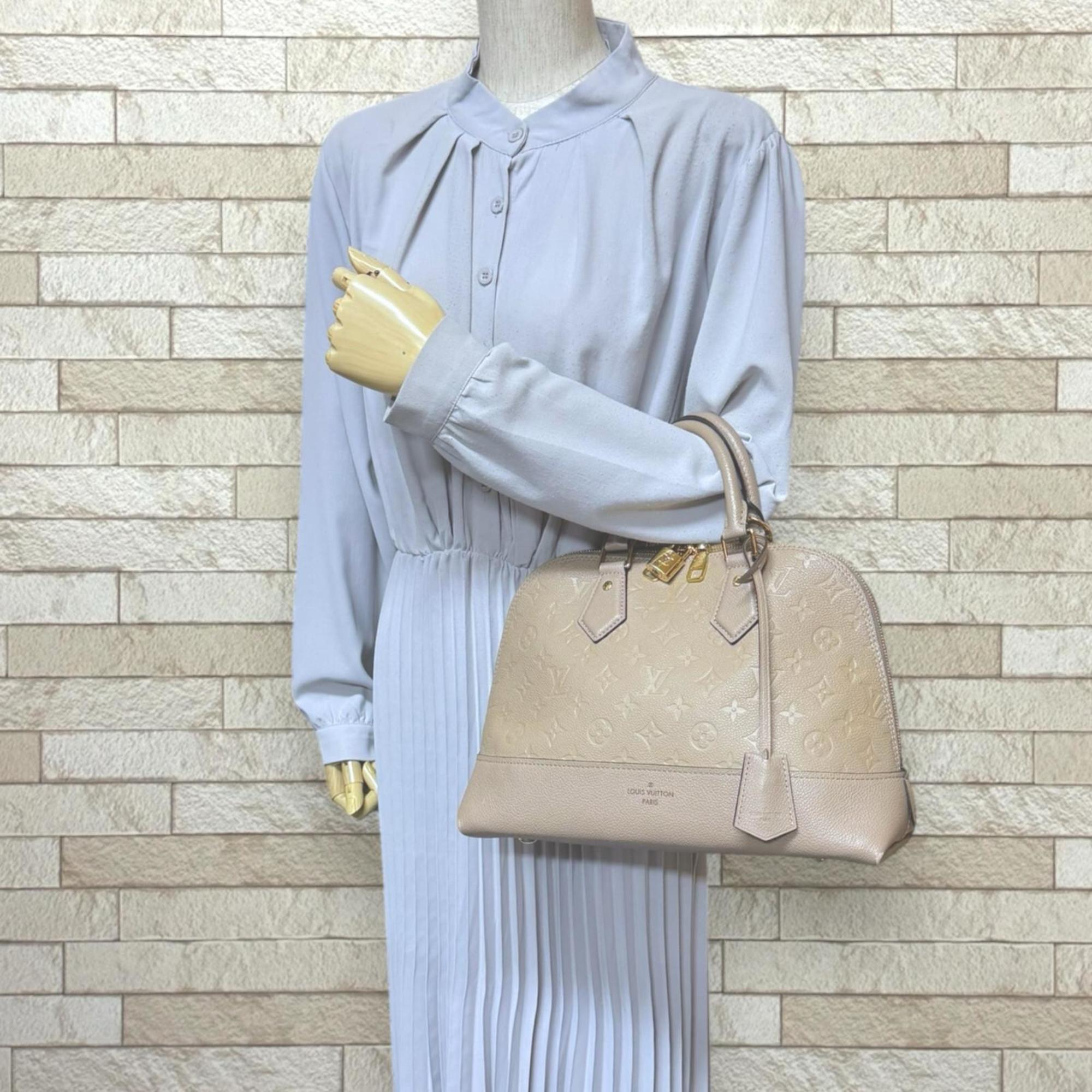 Louis Vuitton Monogram Empreinte Beige Monogram Empreinte Handbag
