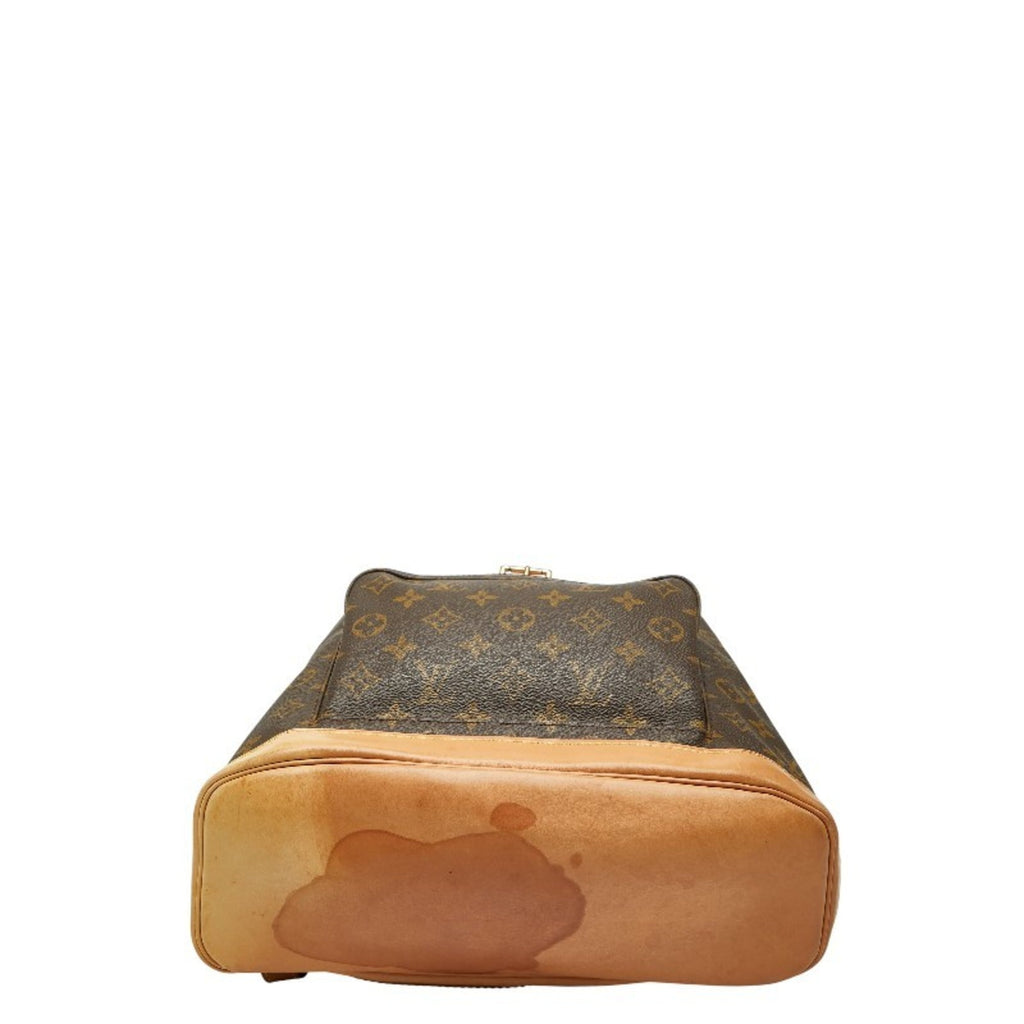 Louis Vuitton Brown Pvc Leather Backpack