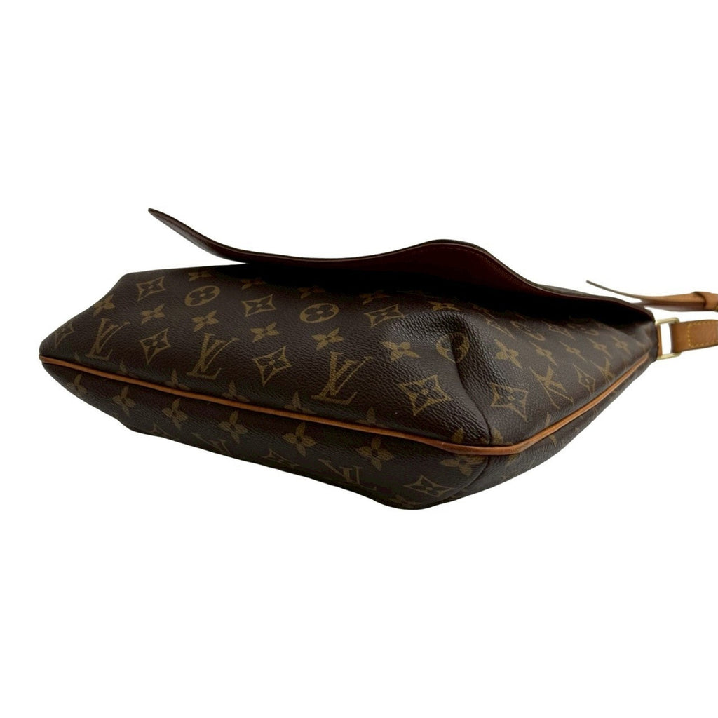 Louis Vuitton Brown Leather Pvc Pochette Shoulder Bag