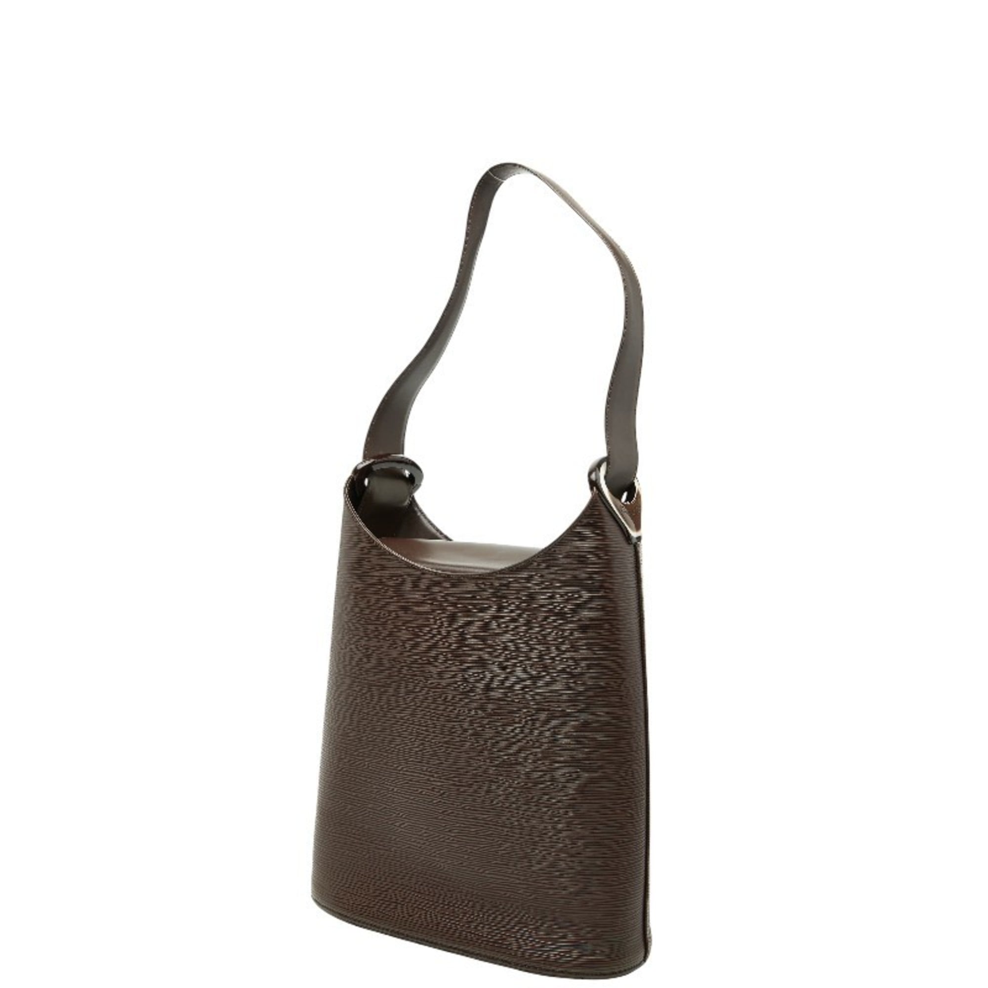 Louis Vuitton Brown Moka Leather Handbag Shoulder Bag