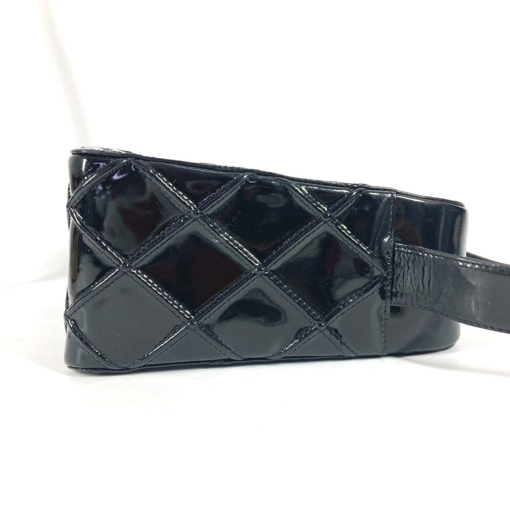 Chanel Black Patent Leather Handbag Shoulder Bag