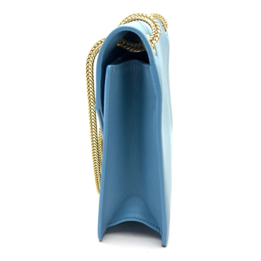 Saint Laurent Blue Leather Shoulder Bag (Pre-Owned)