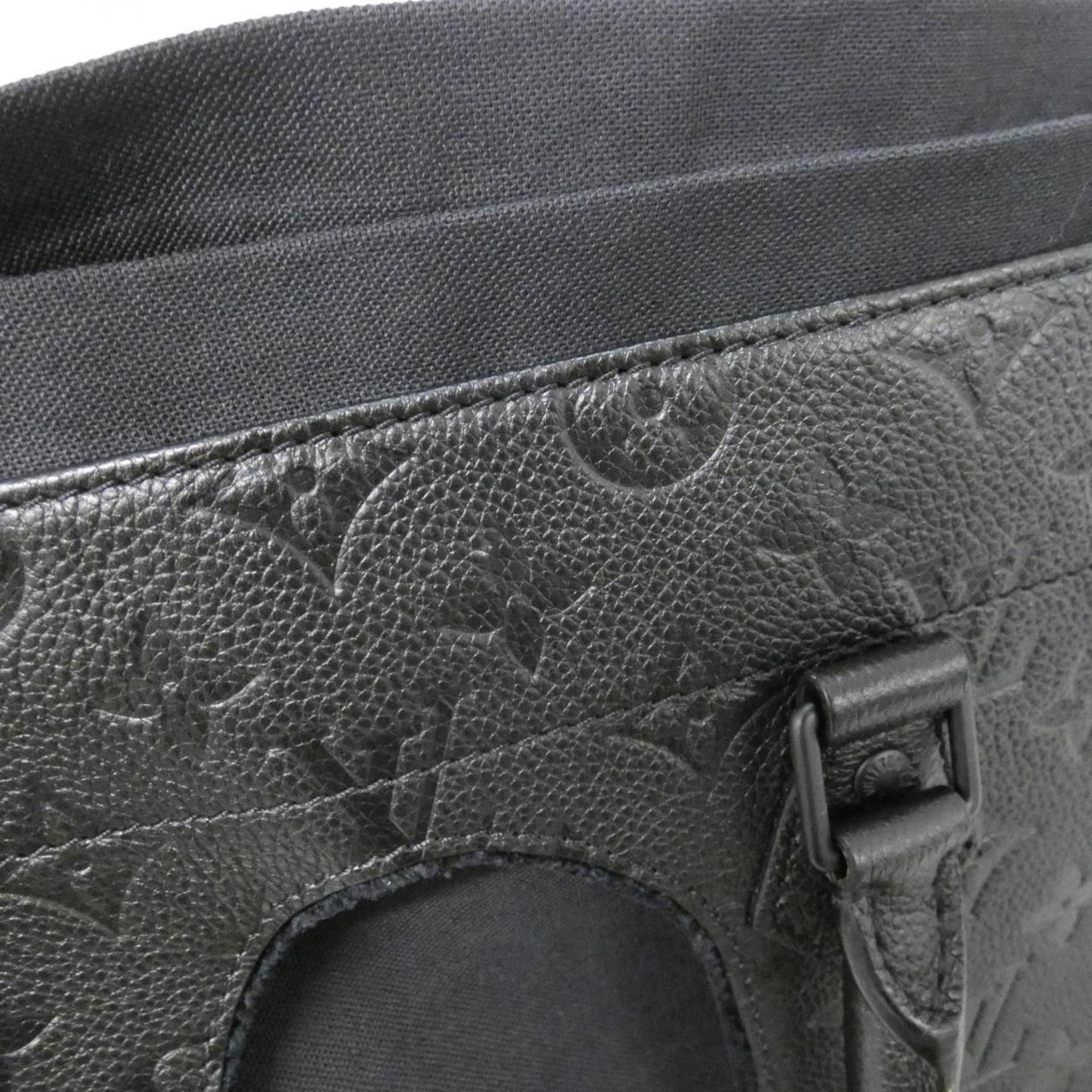 Louis Vuitton Black Leather Handbag