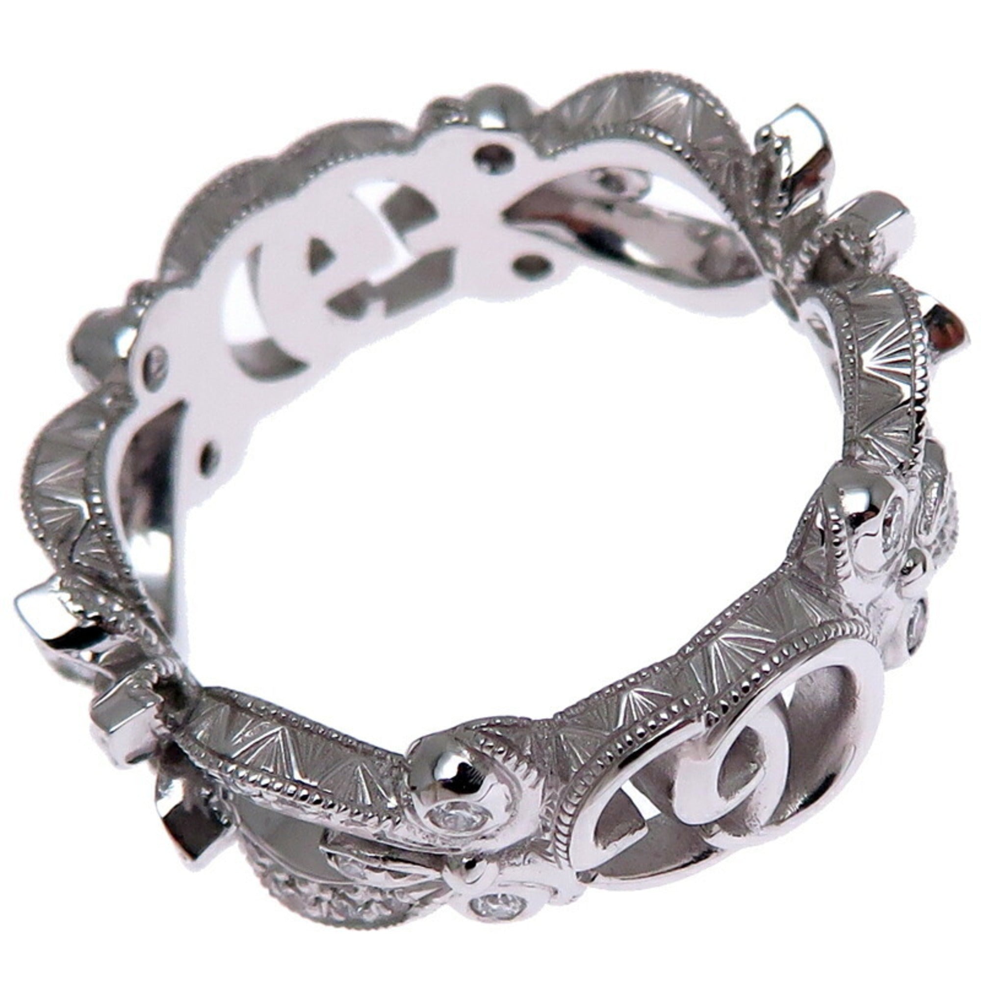 Gucci White Gold (18K) Band Ring (Pre-Owned)