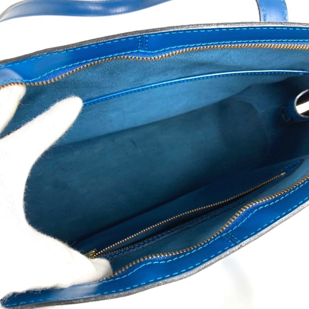 Louis Vuitton Blue Toledo Blue Epi Leather Shoulder Bag Tote Bag