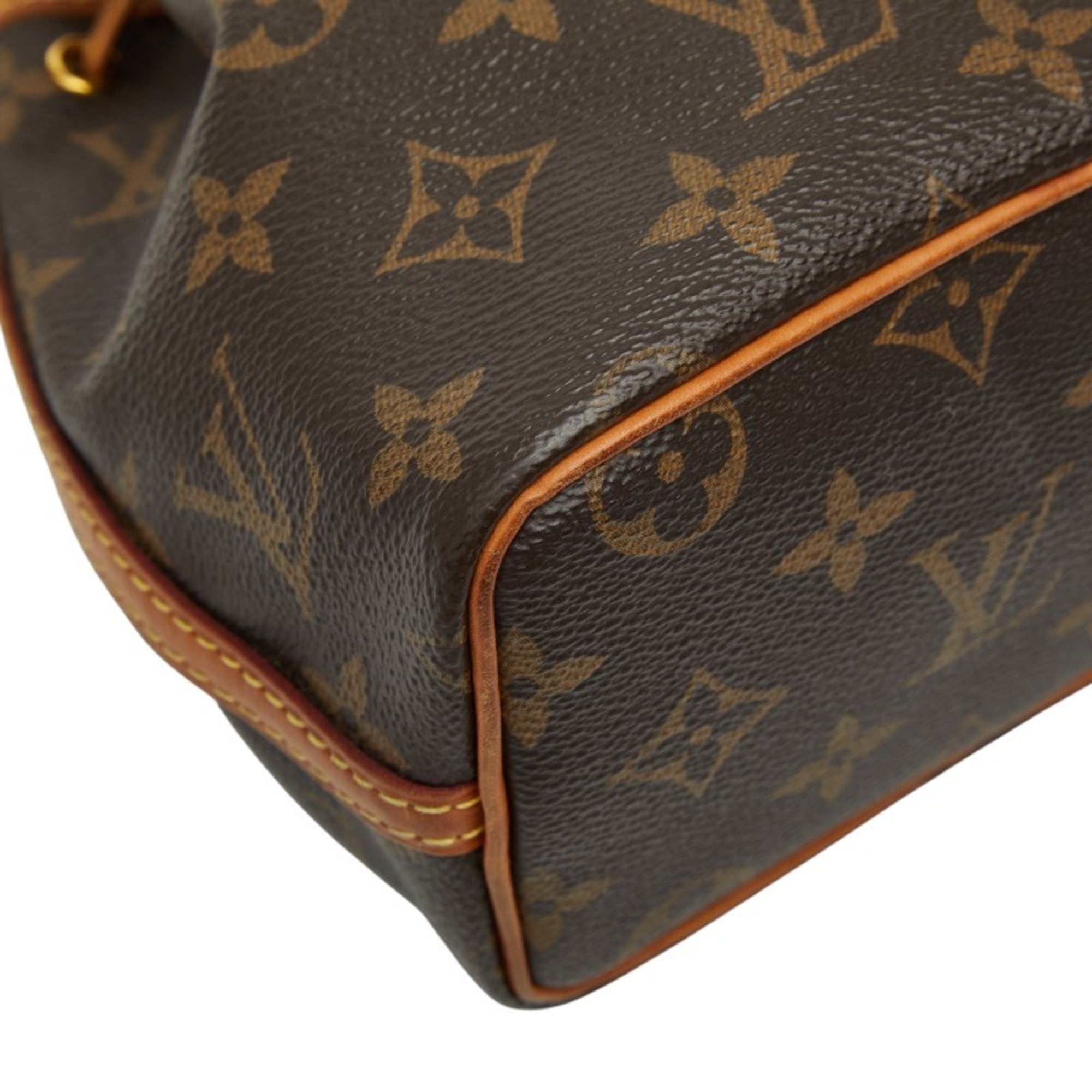 Louis Vuitton Brown Pvc Leather Shoulder Bag