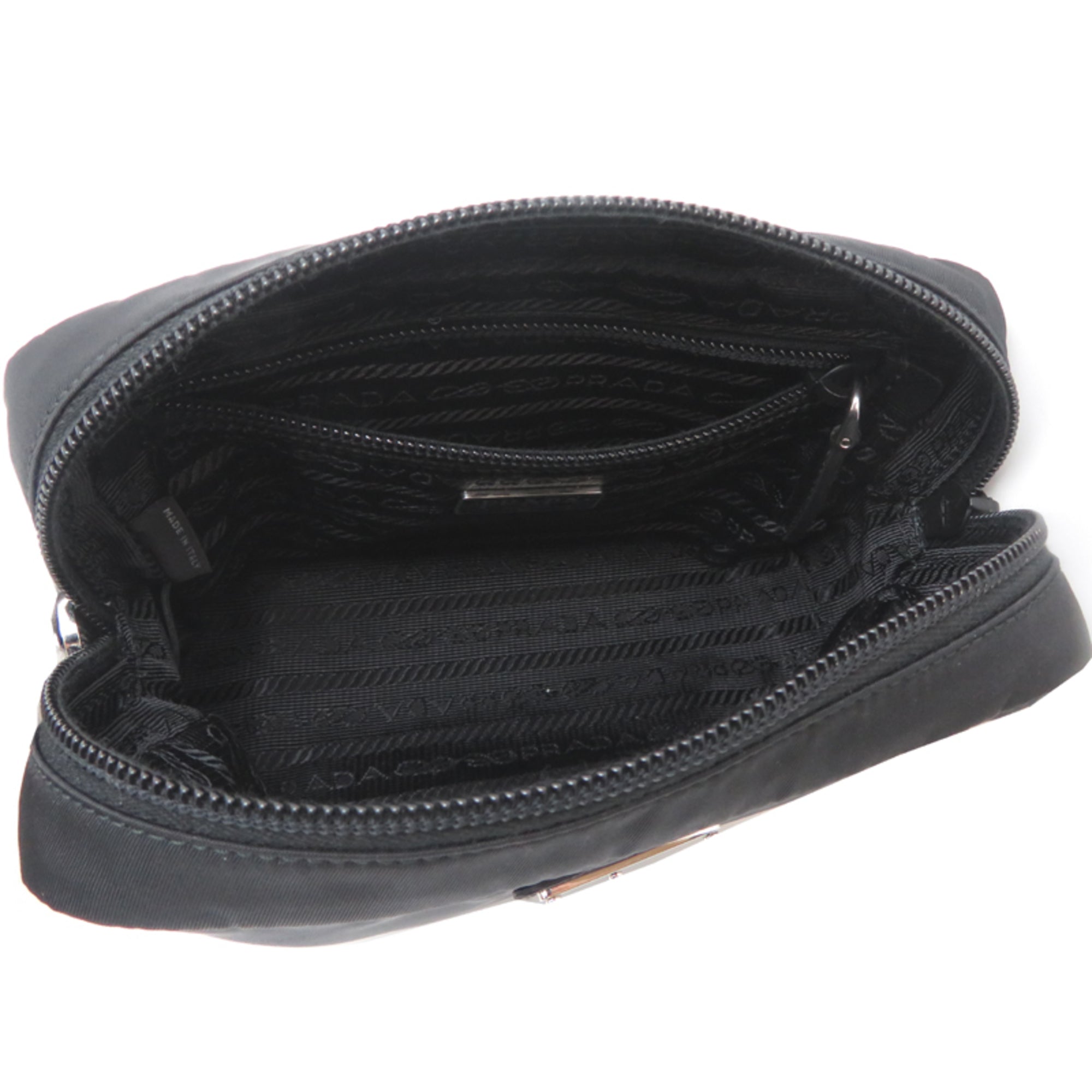 Prada Black Nylon Pouch