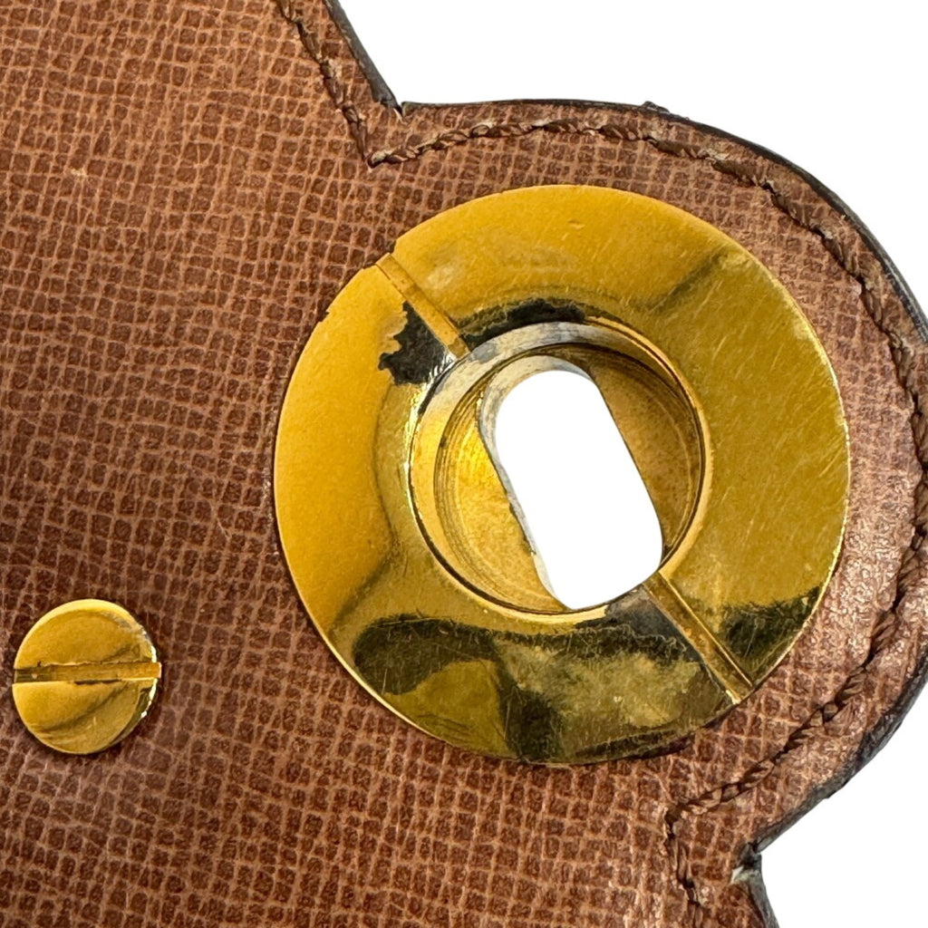 Louis Vuitton Brown Leather Shoulder Bag
