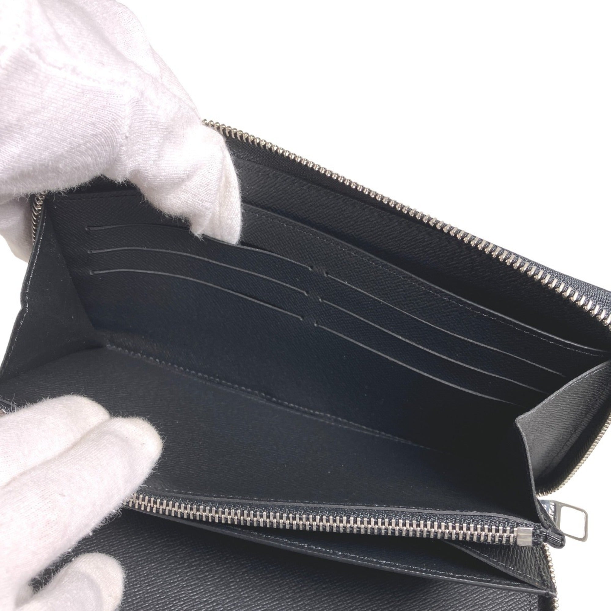 Louis Vuitton Noir Epi Leather Long Wallet