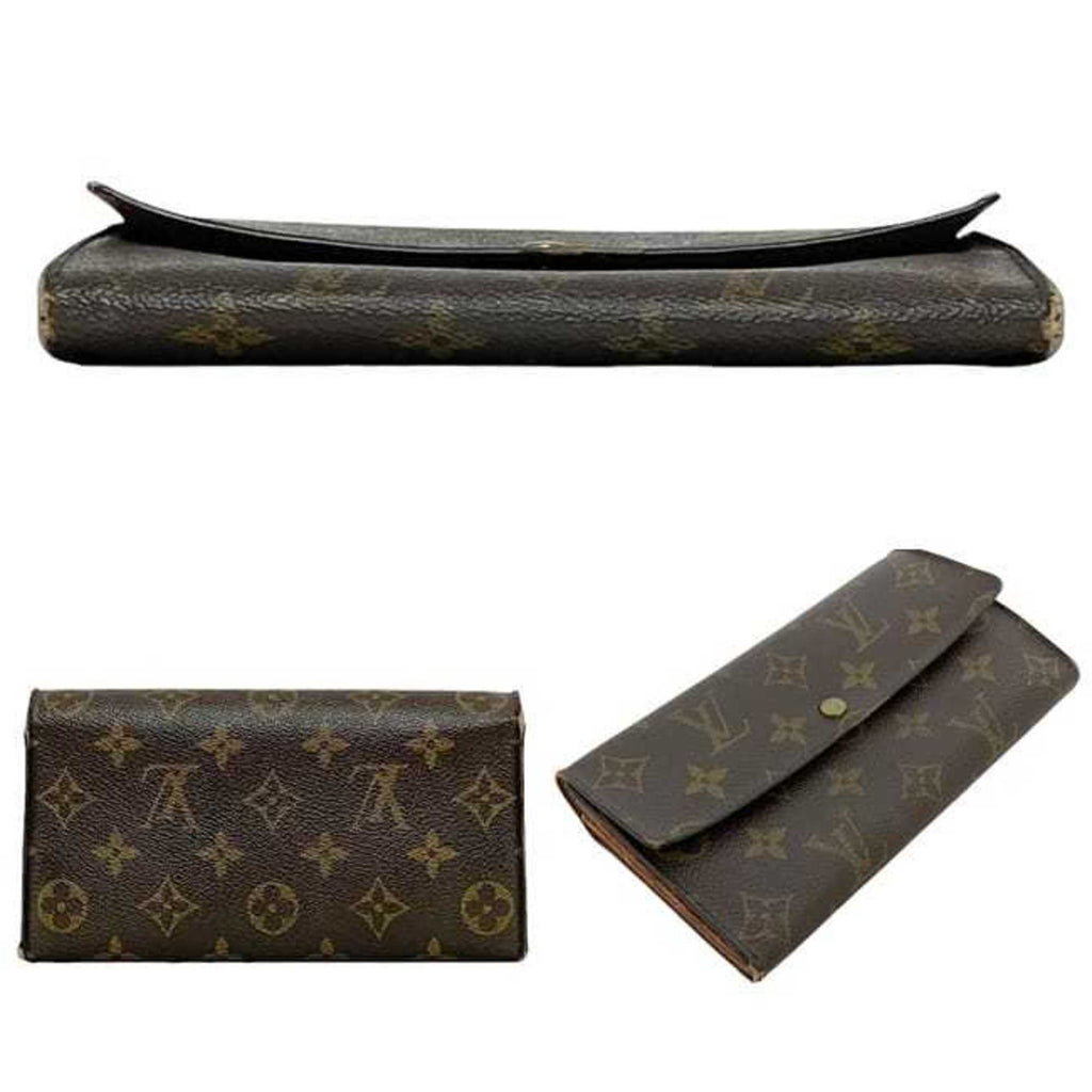 Louis Vuitton Brown Monogram Monogram Long Wallet