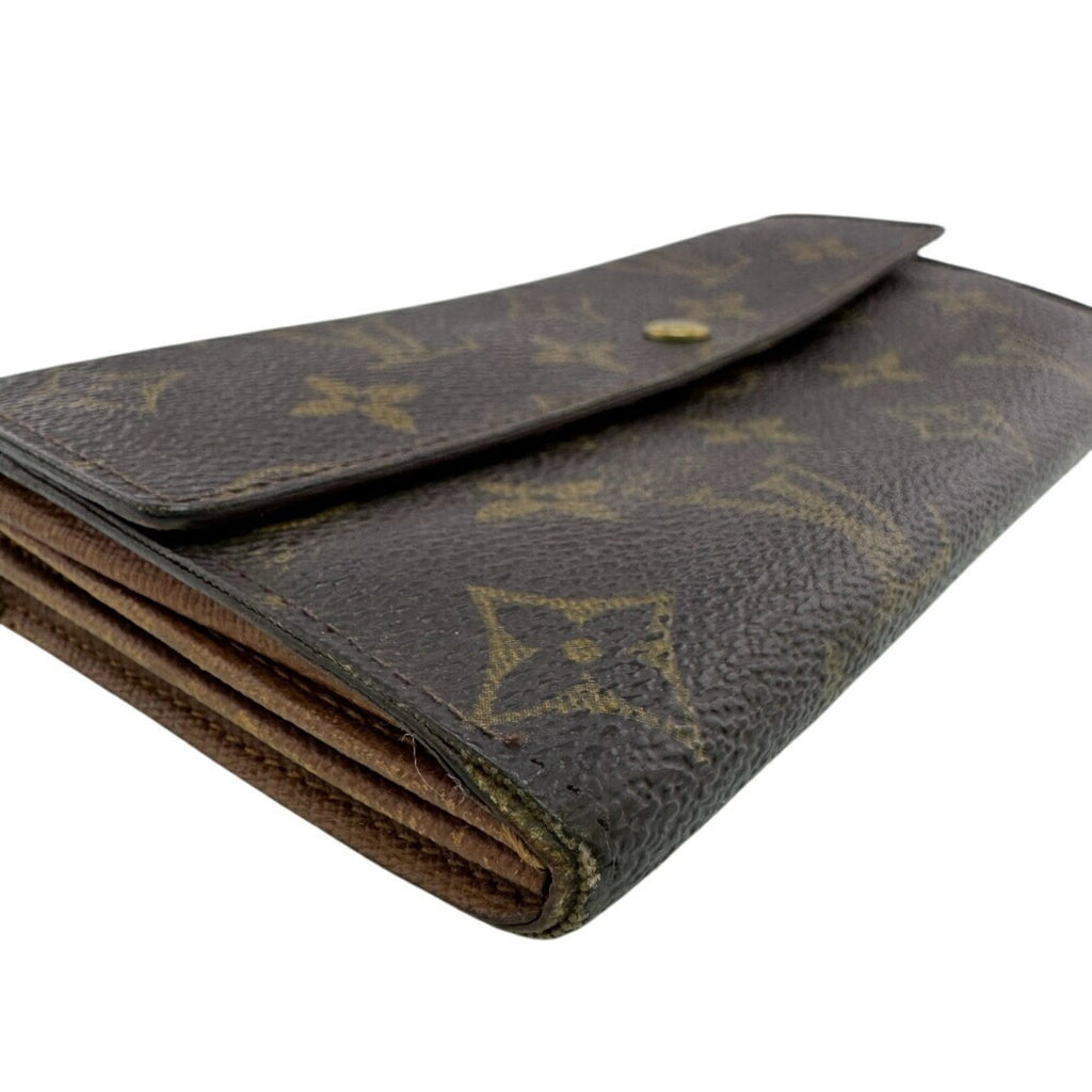 Louis Vuitton Monogram Brown Leather Wallet