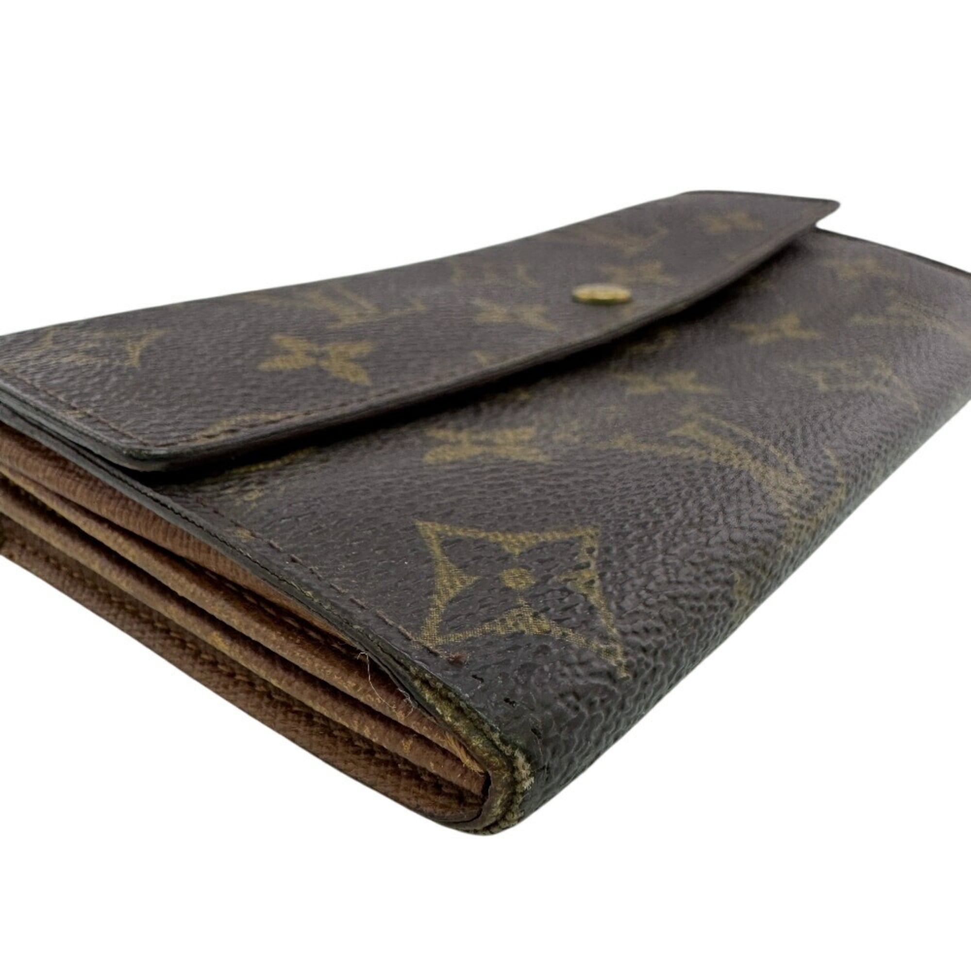 Louis Vuitton Monogram Brown Leather Wallet