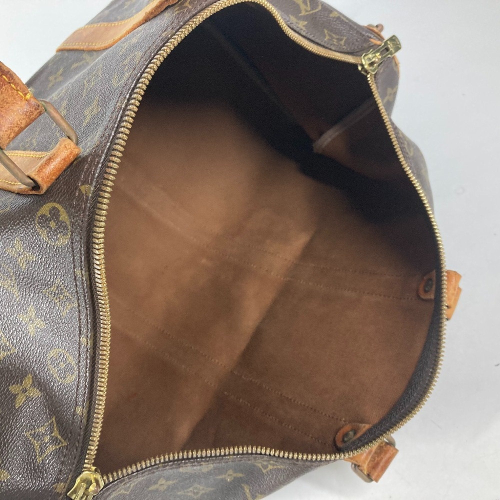 Louis Vuitton Brown Monogram Boston Bag