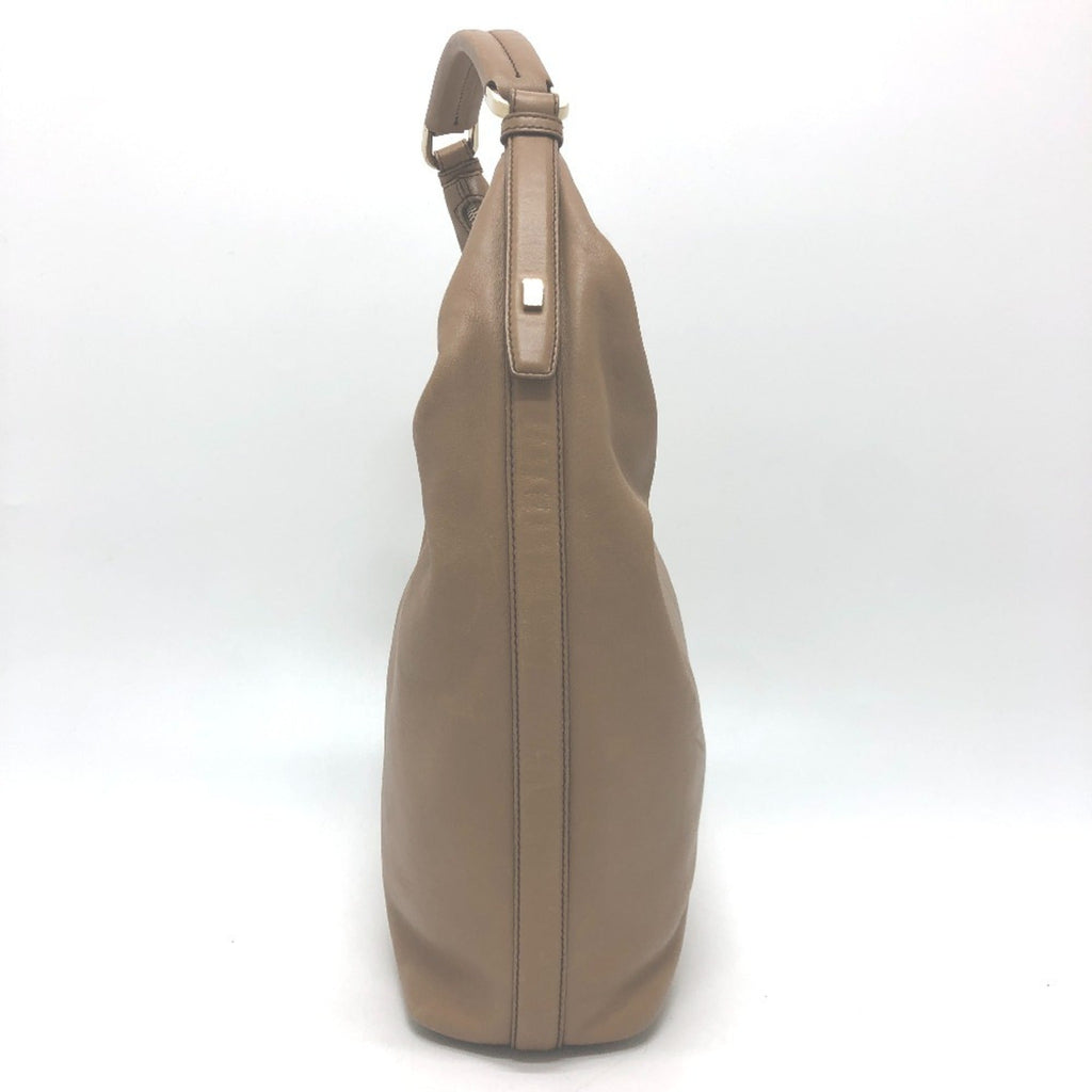 Gucci Brown Leather Handbag Shoulder Bag (Pre-Owned)