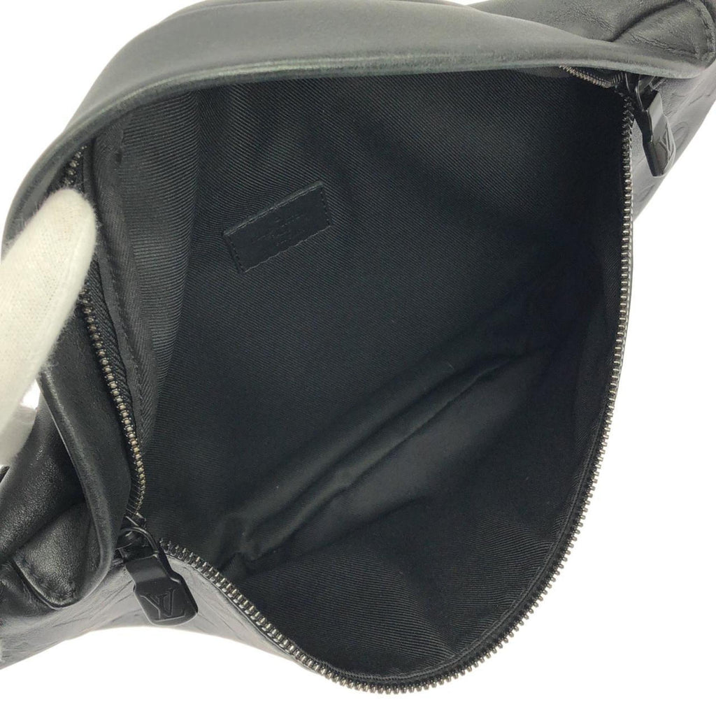 Louis Vuitton Black Leather Shoulder Bag