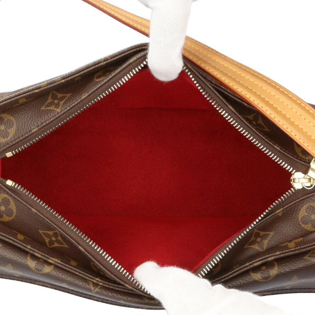 Louis Vuitton Brown Monogram Canvas Shoulder Bag