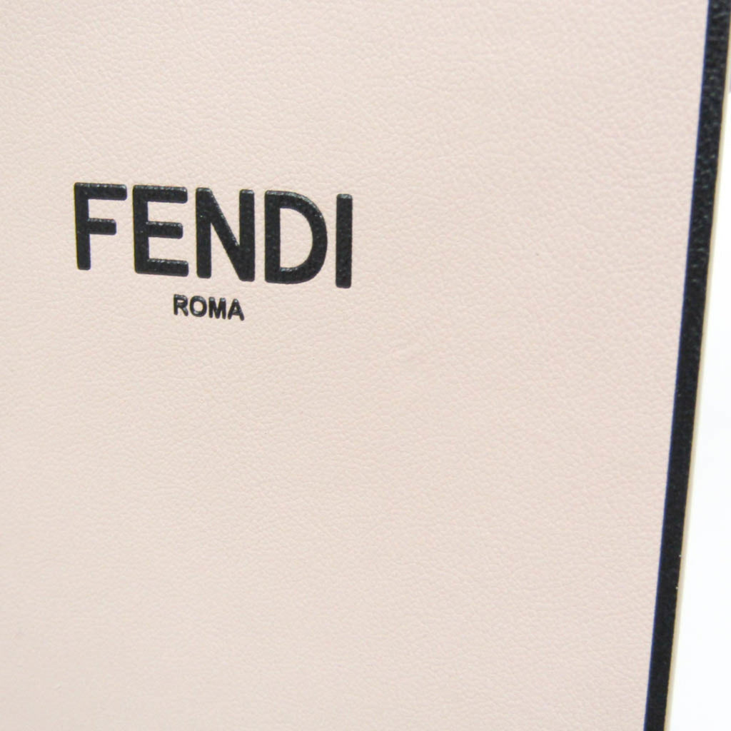 Fendi Pink Leather Shoulder Bag