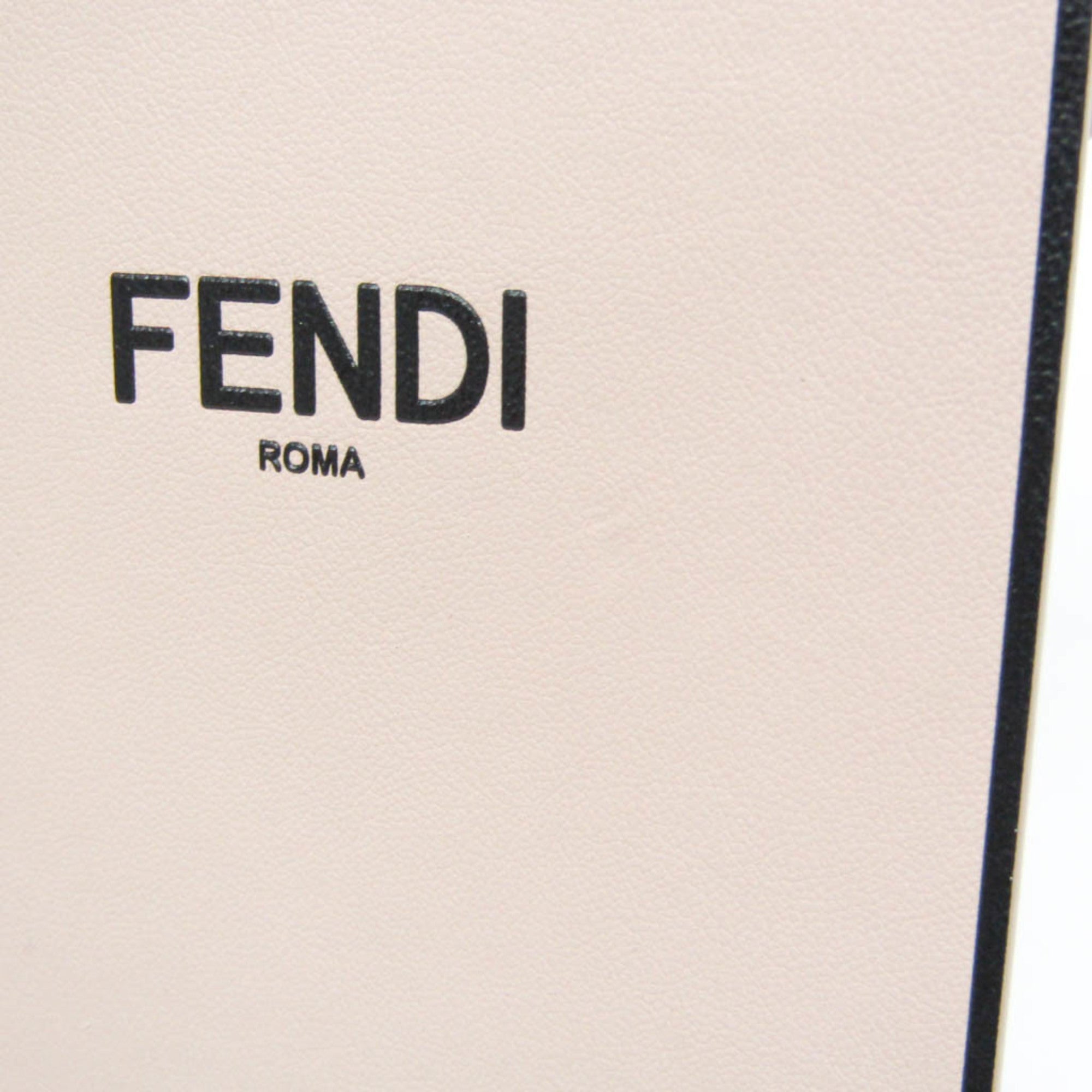 Fendi Pink Leather Shoulder Bag