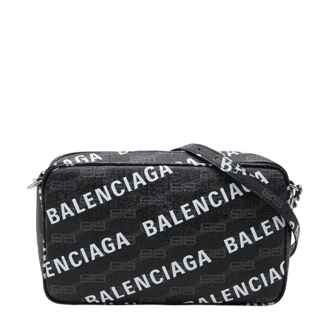 Balenciaga Black Pvc Shoulder