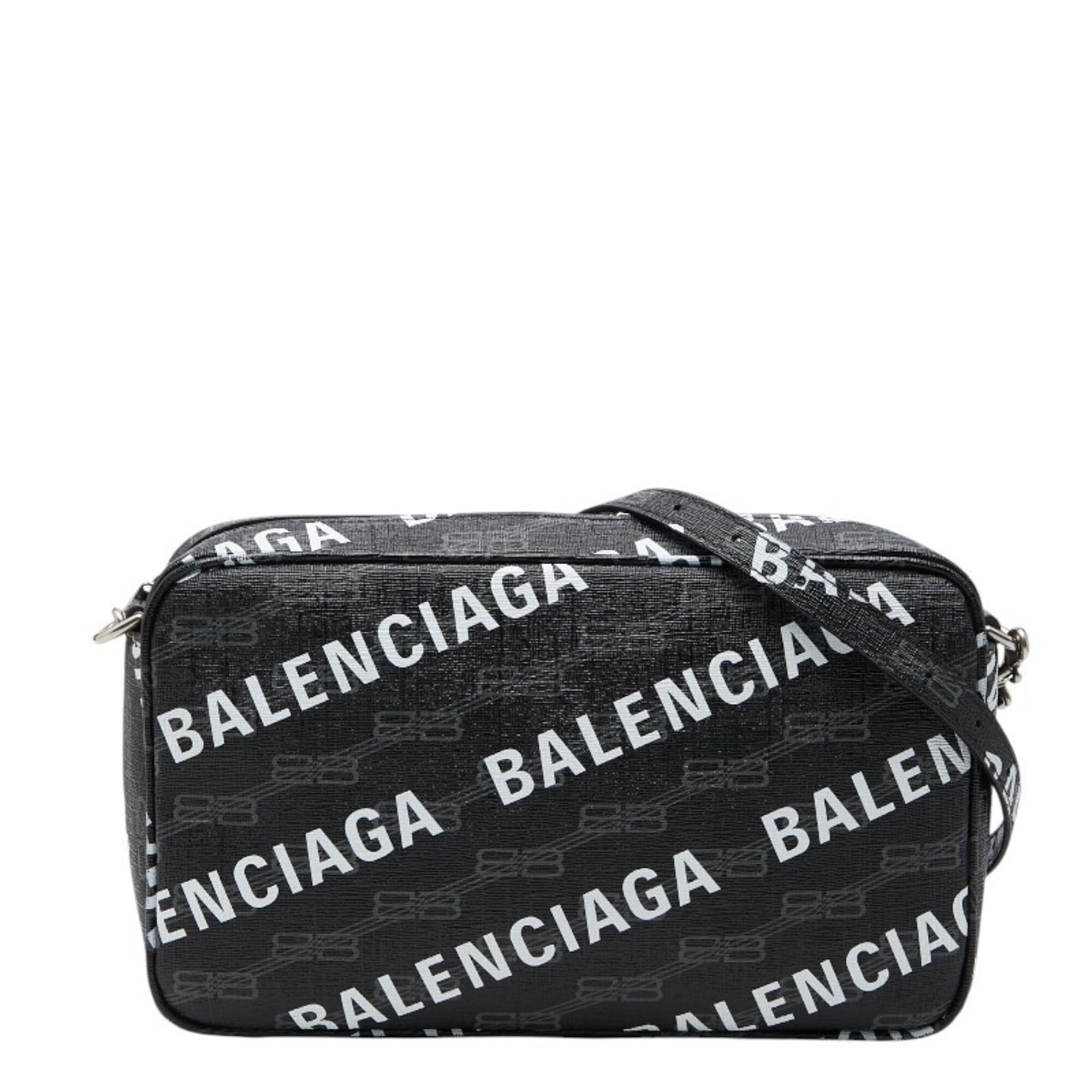 Balenciaga Black Pvc Shoulder