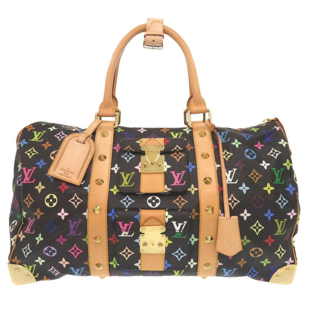 Louis Vuitton Noir Monogram Multicolore Boston Bag