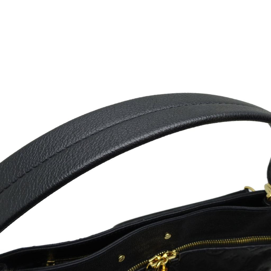 Louis Vuitton Black Noir Monogram Empreinte Shoulder Bag