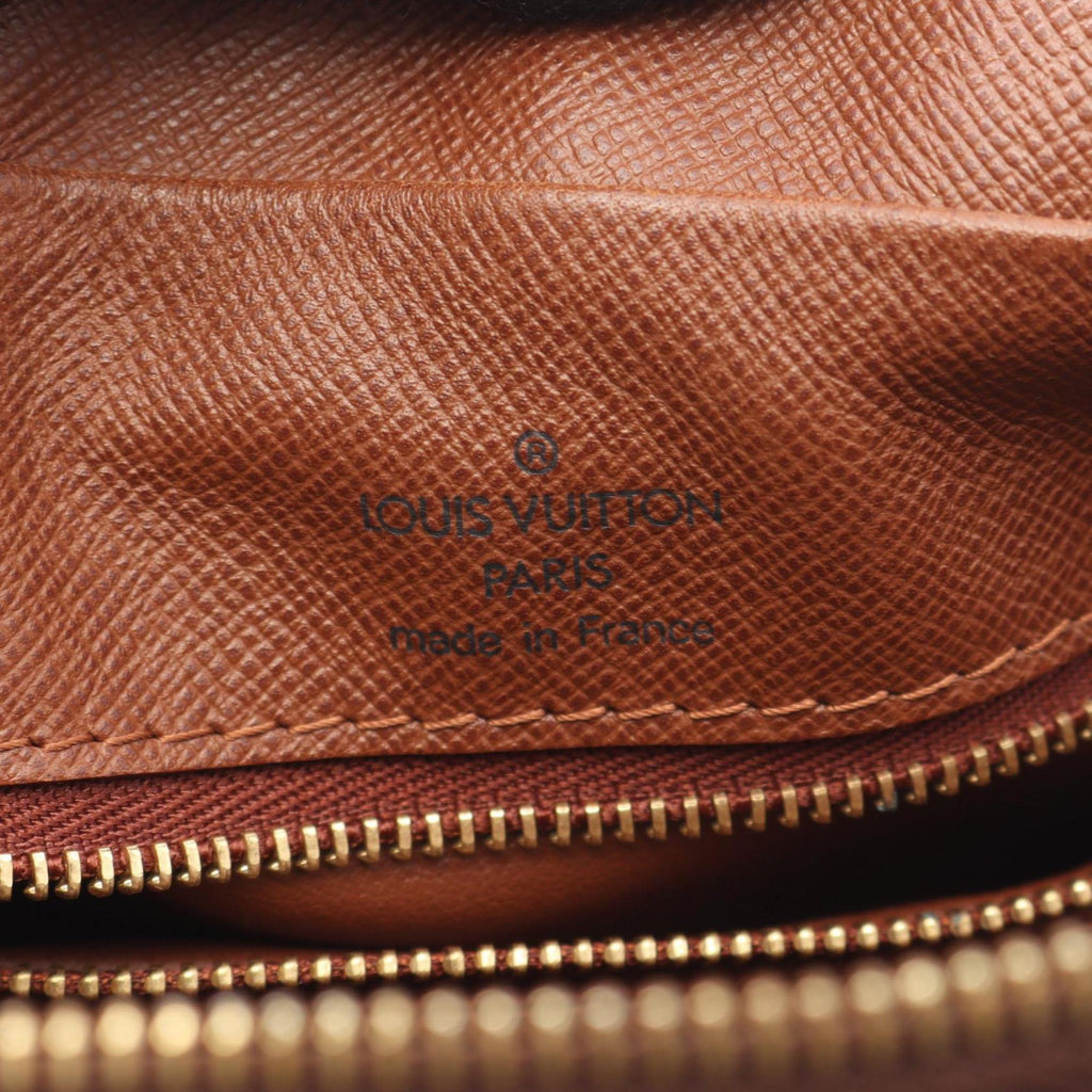 Louis Vuitton Brown Monogram Coated Canvas Leather Shoulder Bag