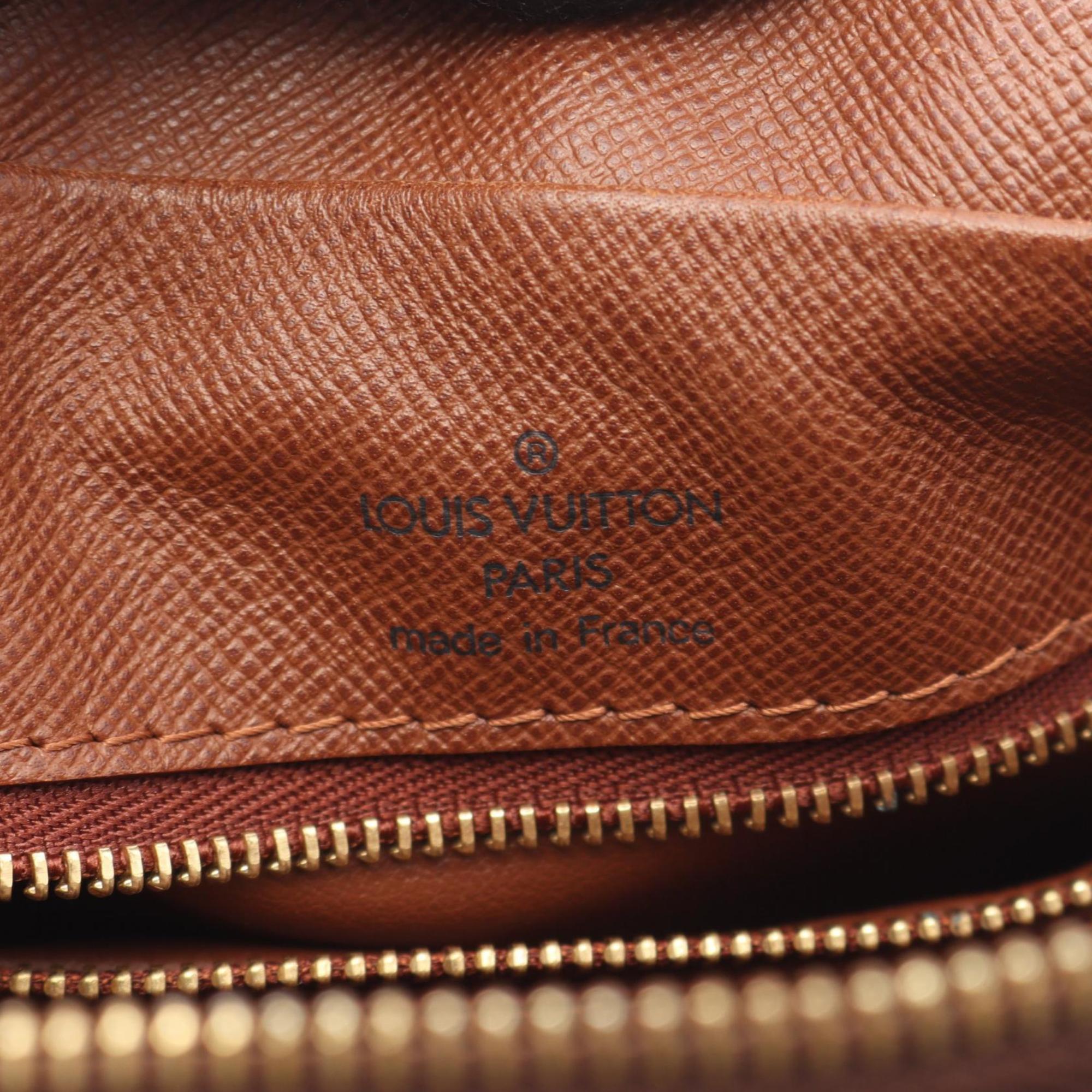 Louis Vuitton Brown Monogram Coated Canvas Leather Shoulder Bag
