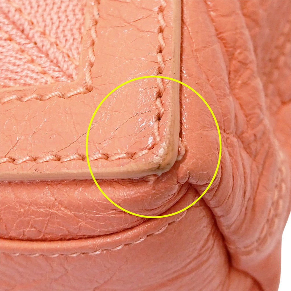 Balenciaga Salmon Pink Leather Handbag Shoulder