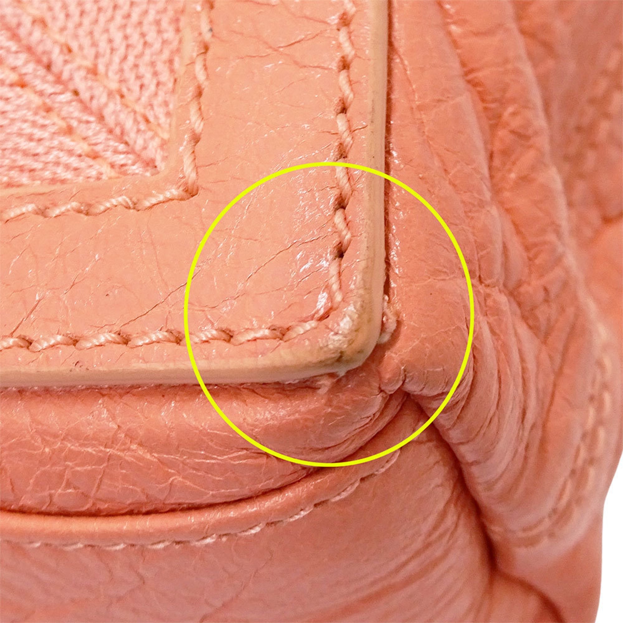 Balenciaga Salmon Pink Leather Handbag Shoulder