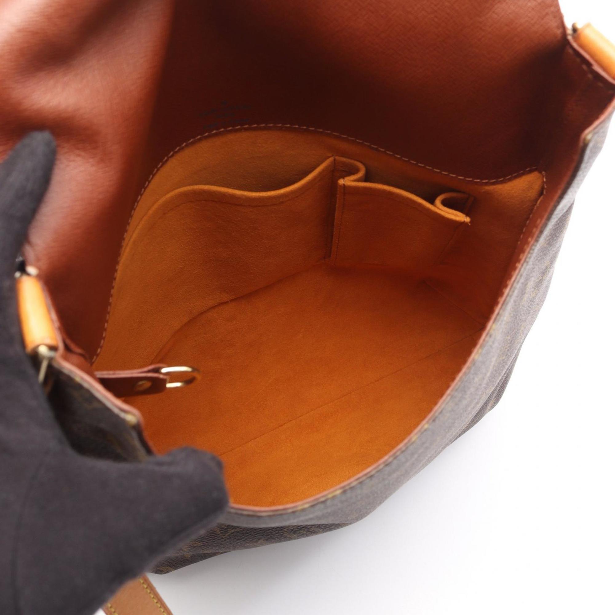 Louis Vuitton Brown Coated Canvas Pvc Leather Shoulder Bag