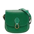 Louis Vuitton Epi Borneo Green Leather Shoulder Bag