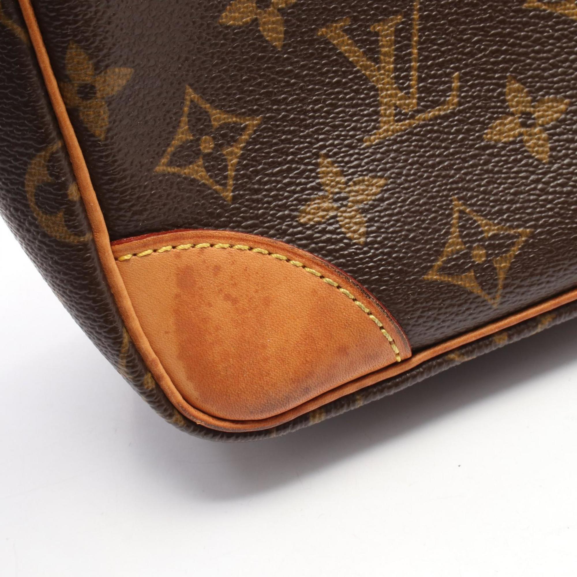 Louis Vuitton Brown Monogram Coated Canvas Leather Shoulder Bag