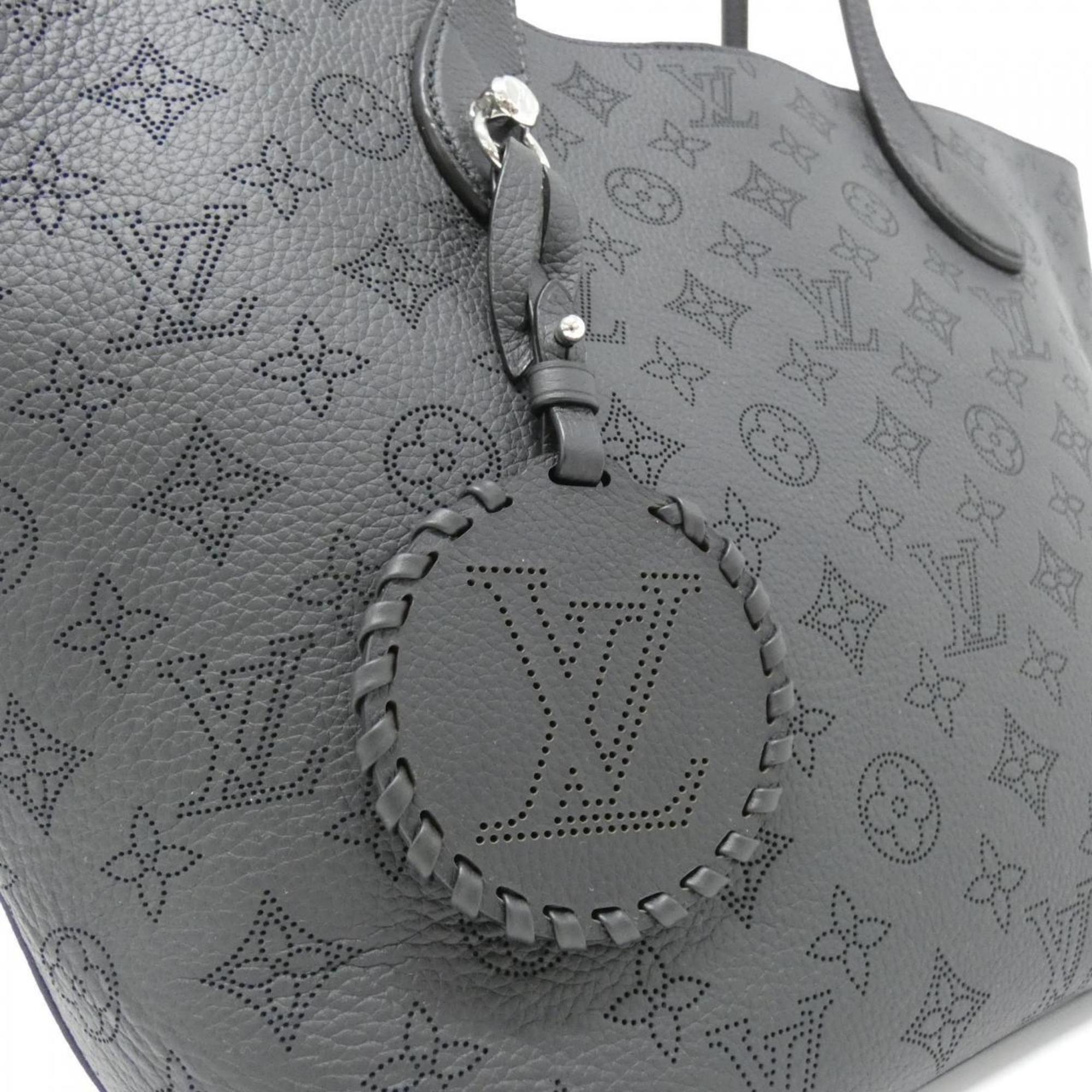 Louis Vuitton Black Leather Handbag Pouch