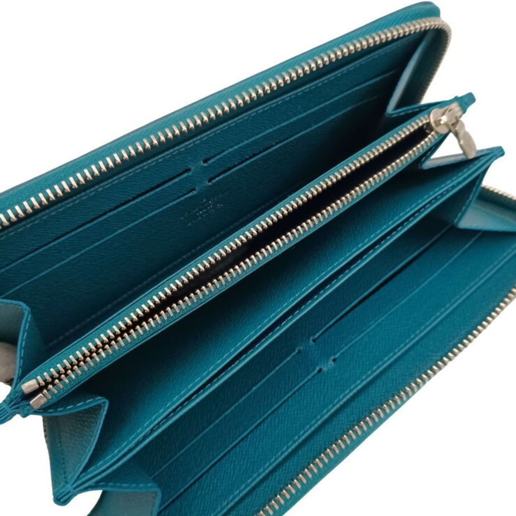 Louis Vuitton Epi Blue Cyan Epi Leather Long Wallet