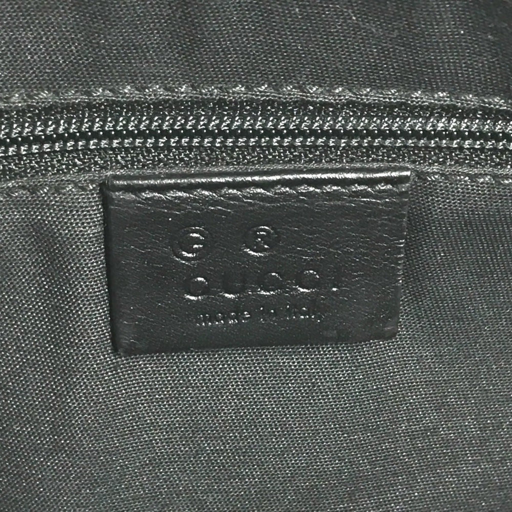 Gucci Guccissima Black Gg Leather Clutch Bag (Pre-Owned)