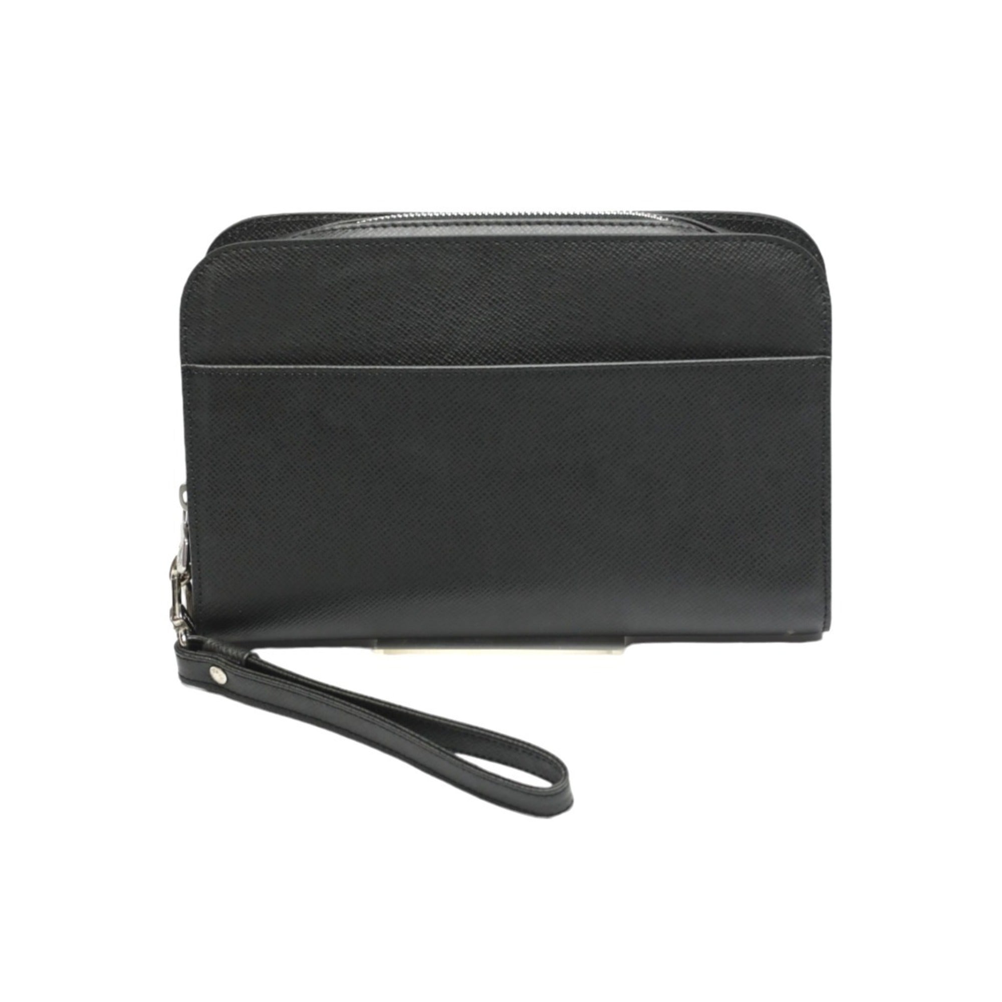 Louis Vuitton Taiga Ardoise Black Taiga Leather Handbag