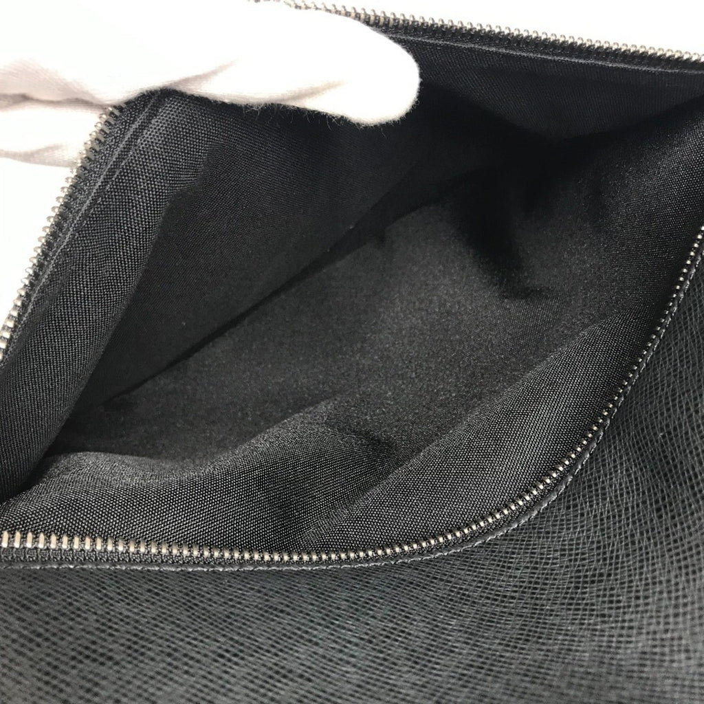 Louis Vuitton Black Khaki Taiga Leather Messenger Bag Shoulder Bag