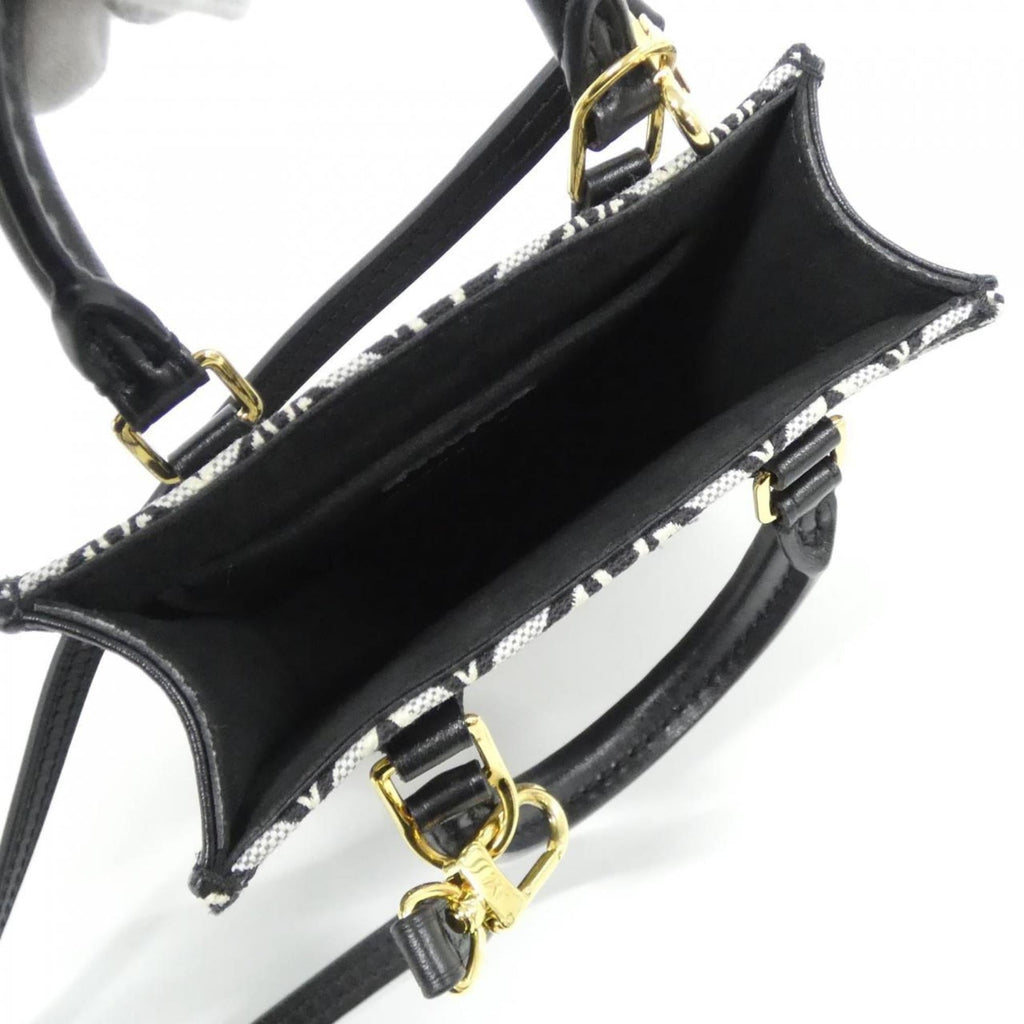 Louis Vuitton Black Jacquard Handbag