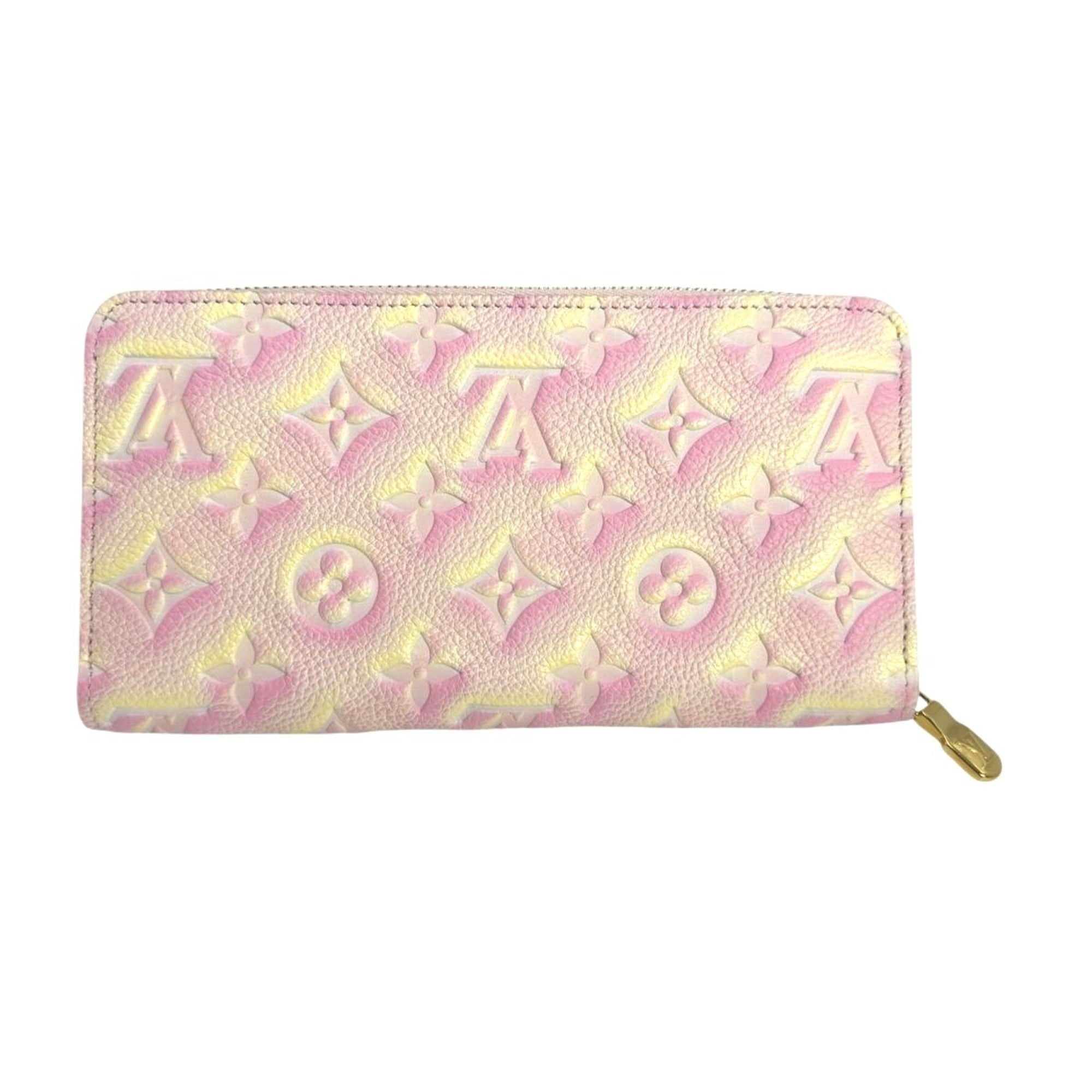 Louis Vuitton Monogram Empreinte Pink Monogram Empreinte Long Wallet