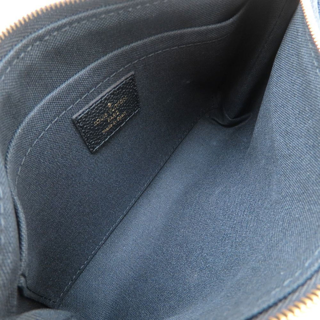 Louis Vuitton Monogram Brown Noir Canvas Leather Handbag