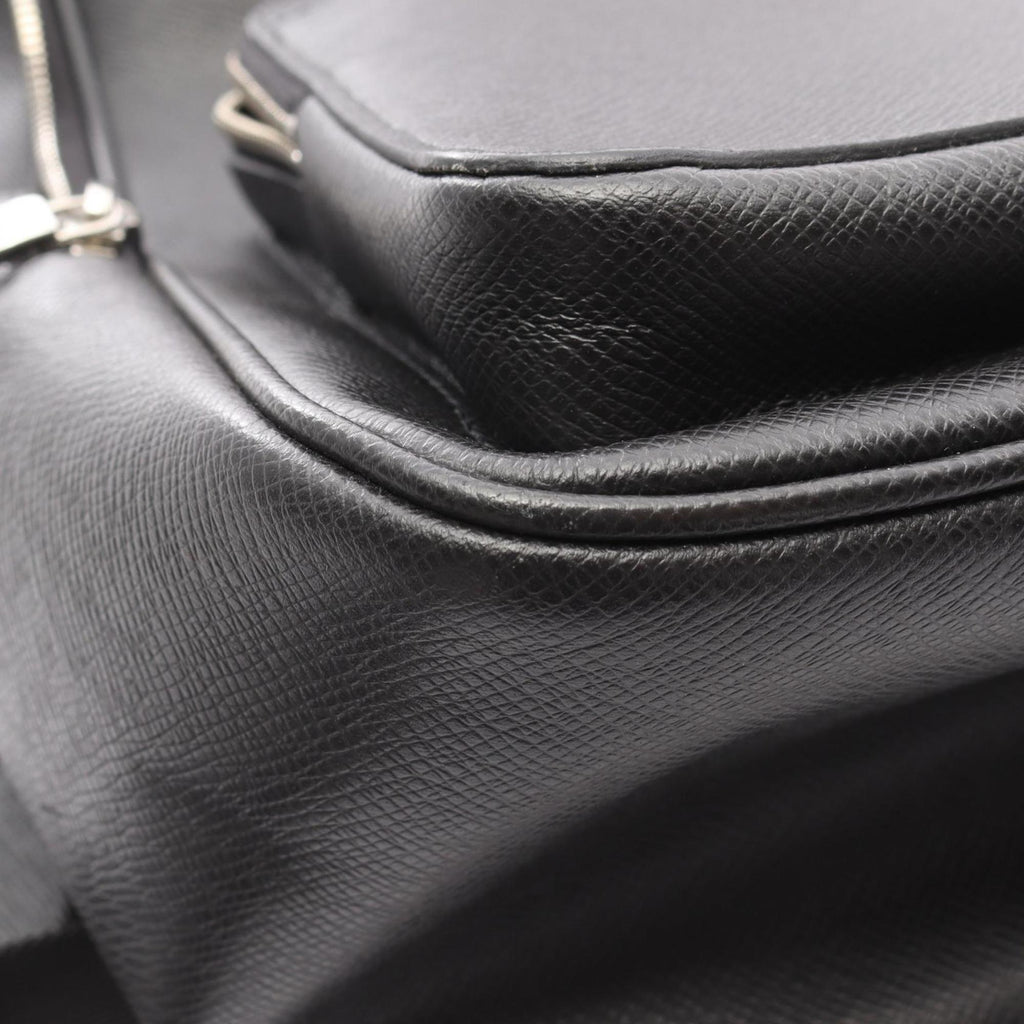 Louis Vuitton Black Noir Taiga Leather Backpack