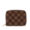 Louis Vuitton Brown Pvc Leather Coin Purse/Coin Case
