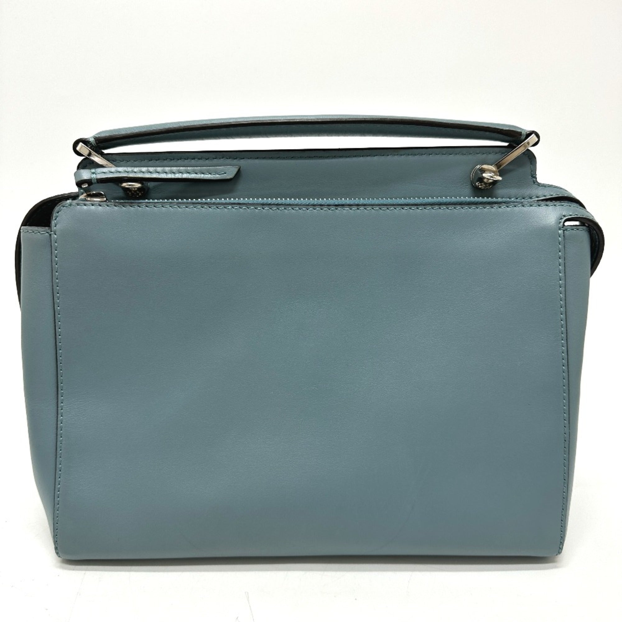 Fendi Blue Leather Handbag