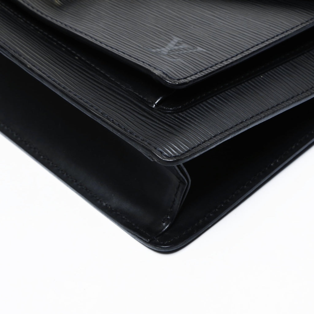 Louis Vuitton Epi Black Epi Leather Handbag